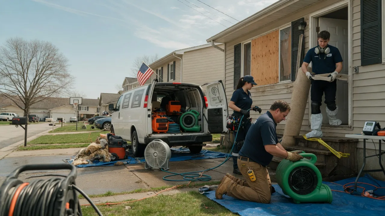 Water Damage Restoration in Rapids City, IL near me